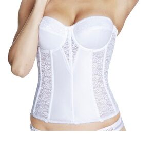 Dominique NWT white bustier bra